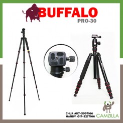 BUFFALO PRO-30 PROFESIONAL TRIPOD WITH MONOPOD